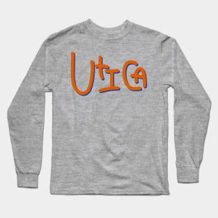 Utica graffiti Long Sleeve T-Shirt